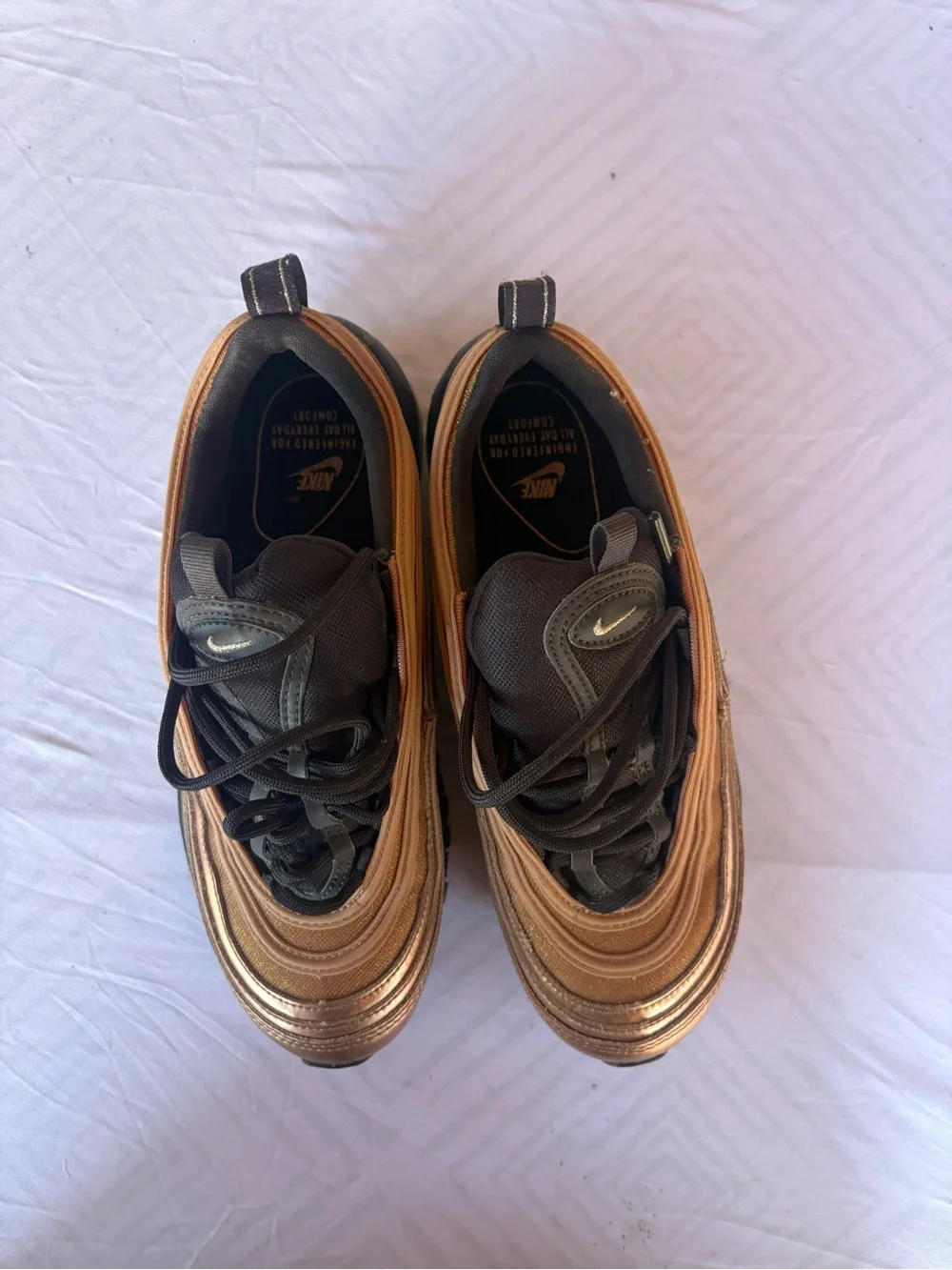 Nike Women’s Metallic Copper Air Max 97 Sneakers - Black/Copper